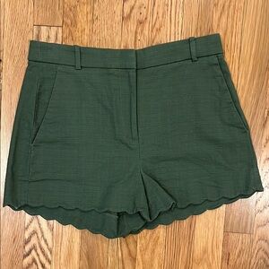 J. Crew 3" short with scalloped hem